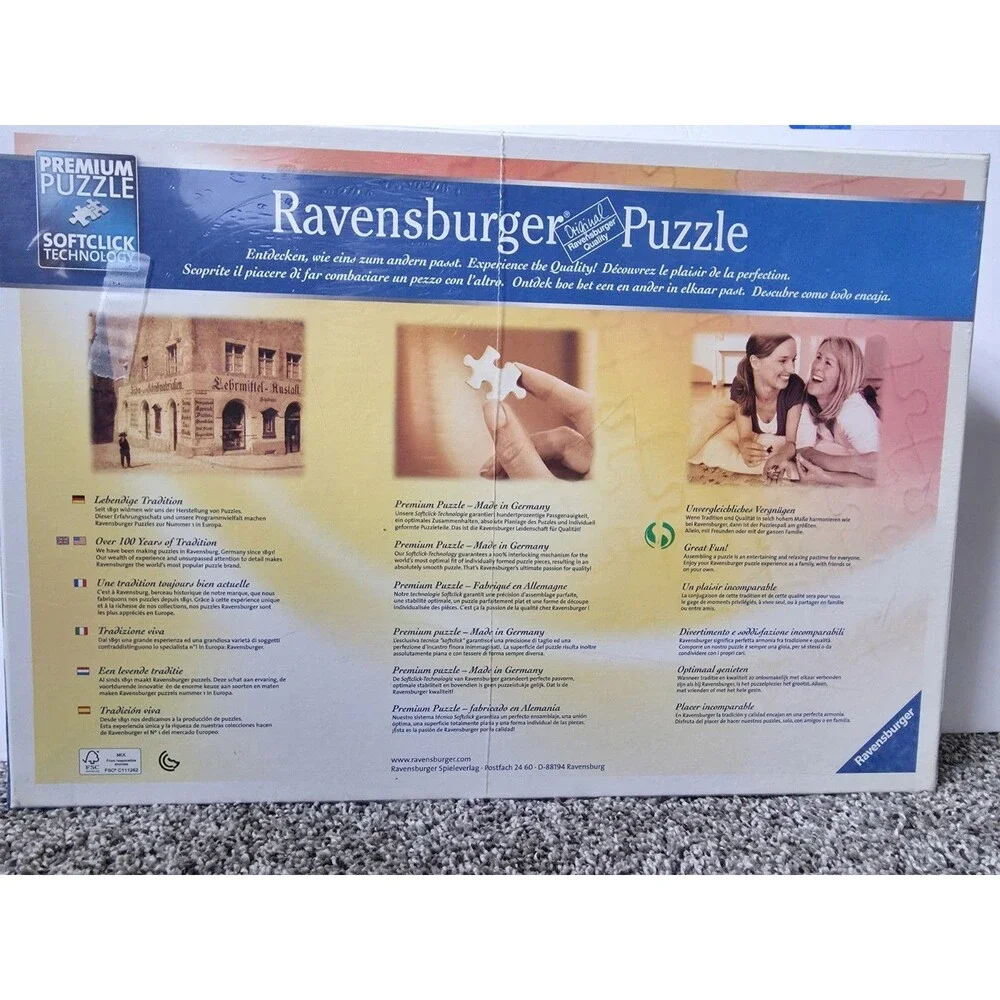 Ravensburger Discontinued Cinque Terre, Italy 2000 Piece Jigsaw Puzzle # 166152